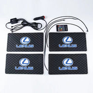 Car logo atmosphere light floor mats