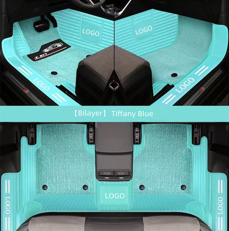 Custom-fit all-weather car floor mat fully surrounded by double-layer wear-resistant material for various car models9