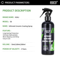 100ML Car paint coating spray，Ultimate Ceramic Coating Spray