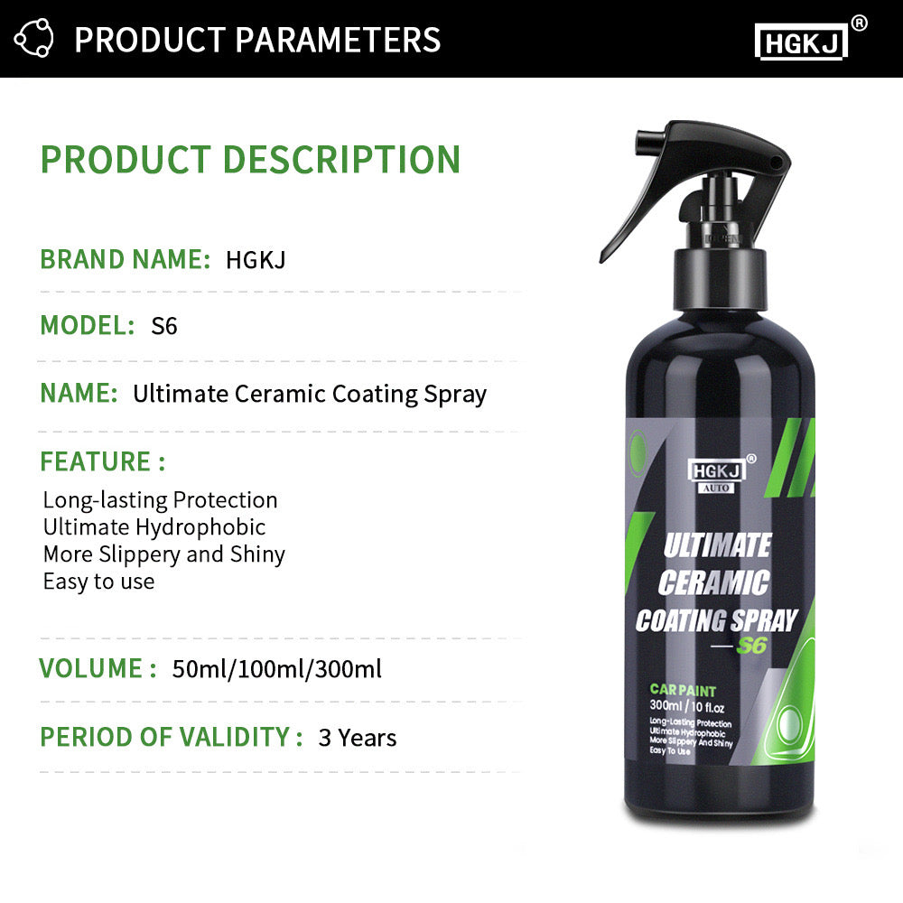 100ML Car paint coating spray，Ultimate Ceramic Coating Spray