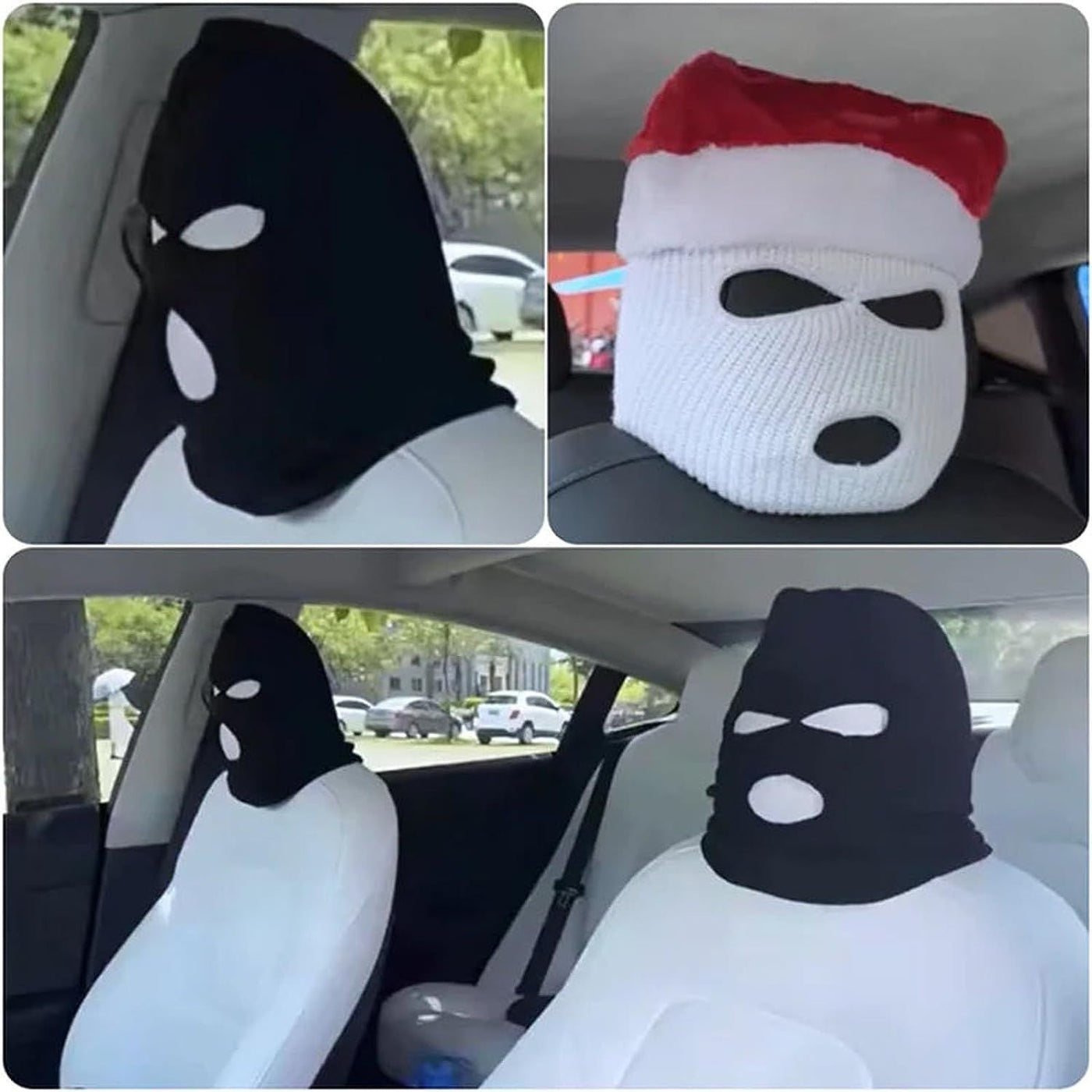 2pcs Car creative headrest cover