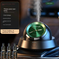 Smart Car Aroma Diffuser with Clock Perfume Ornament0