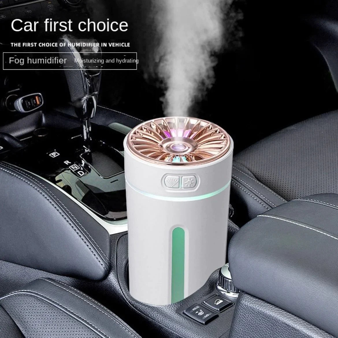 Car Aromatherapy with Phantom Cup and Colorful Night Light feature, Car Air Humidifier6