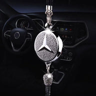 Luxurious car logo perfume pendant with diamonds1