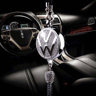 Luxurious car logo perfume pendant with diamonds2