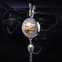 Luxurious car logo perfume pendant with diamonds4