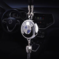 Luxurious car logo perfume pendant with diamonds3